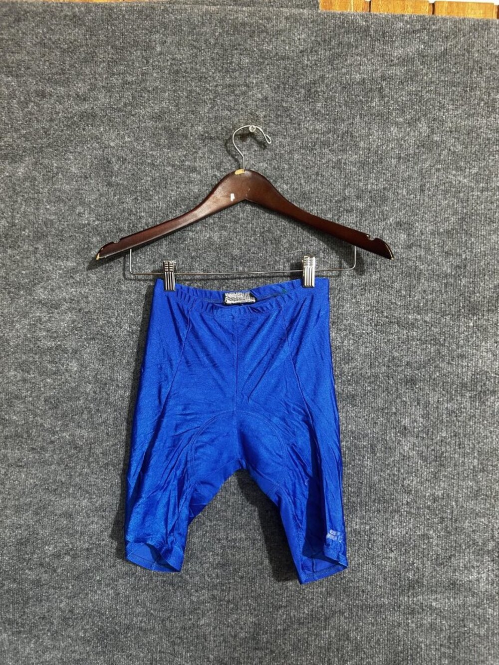 Perfection Bike Shorts Womens Small Blue Lightweight Stretch Nylon Spandex